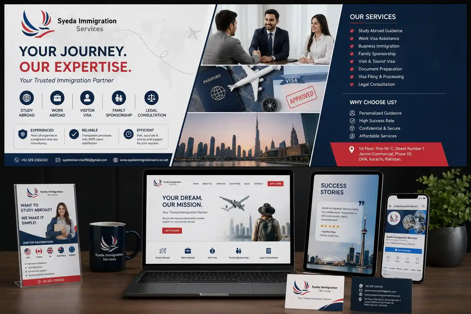 Syeda Immigration Website